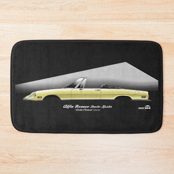 Item preview, Silhouette of Alfa Romeo Duetto Spider Coda Tronca Giallo Canarino designed and sold by Azaziel.