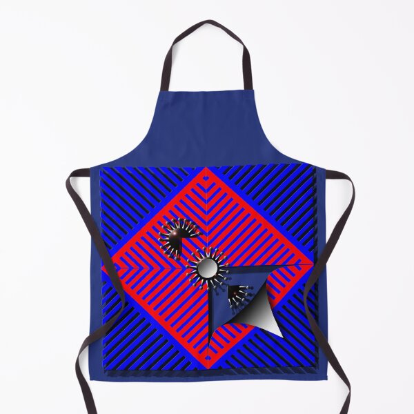 Item preview, Square, corona, grid, (418) (blue, red,) decorative, digital, colorful, abstract, designed and sold by Paszkan.