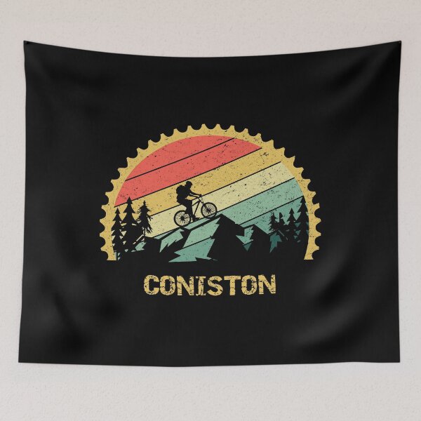Item preview, Vintage mountain bike retro sunset Coniston designed and sold by MiloHarris.