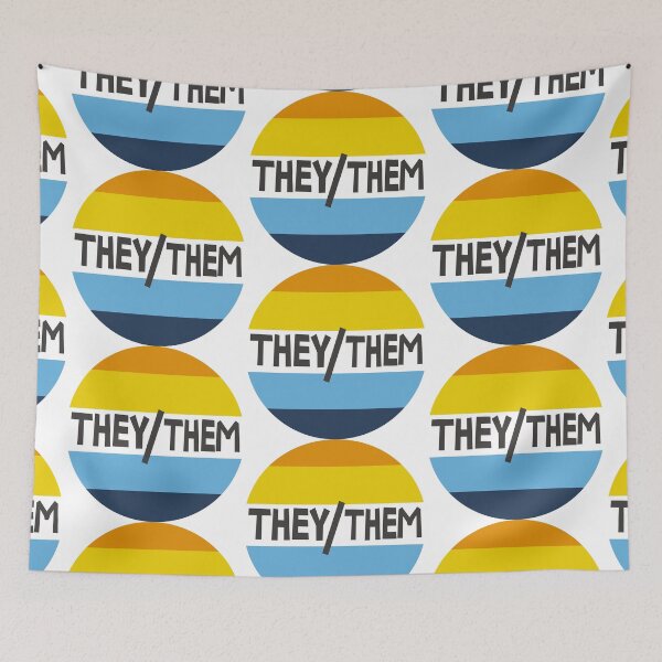 Item preview, Pronouns They/Them Pronouns Aroace designed and sold by  NamelessMeowMeow.