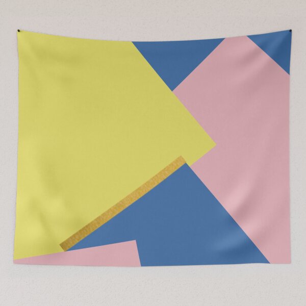 Item preview, Minimalist Blue Pale Pink Yellow designed and sold by BEyourself be.