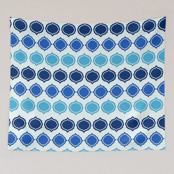 Item preview, white and blue patterns designed and sold by ArtbyIris05.