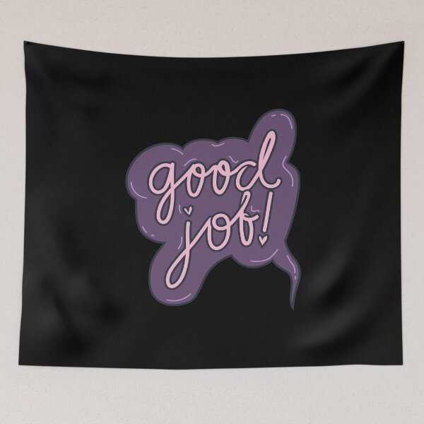 Item preview, Vintage Good Job Decorative Typography  designed and sold by garniturex.