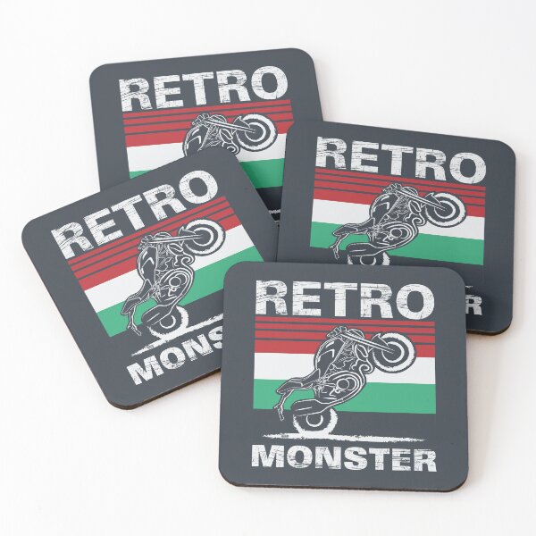 Item preview, Retro Monster featuring Monster Lover Design on Dark - Real Biker designed and sold by etoide.