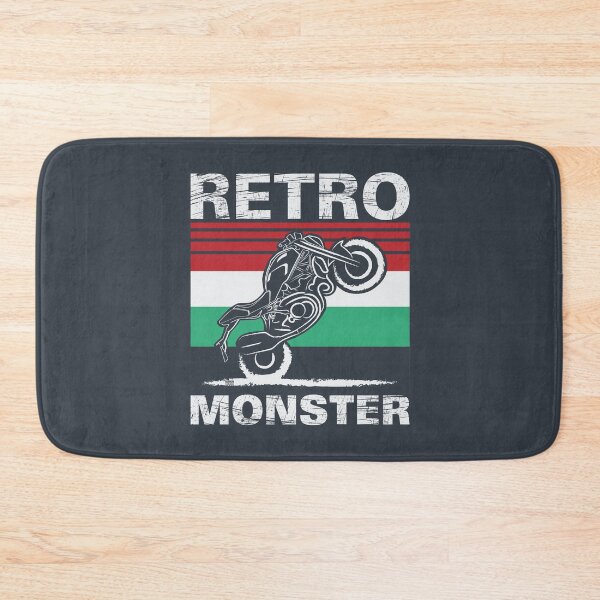 Item preview, Retro Monster featuring Monster Lover Design on Dark - Real Biker designed and sold by etoide.