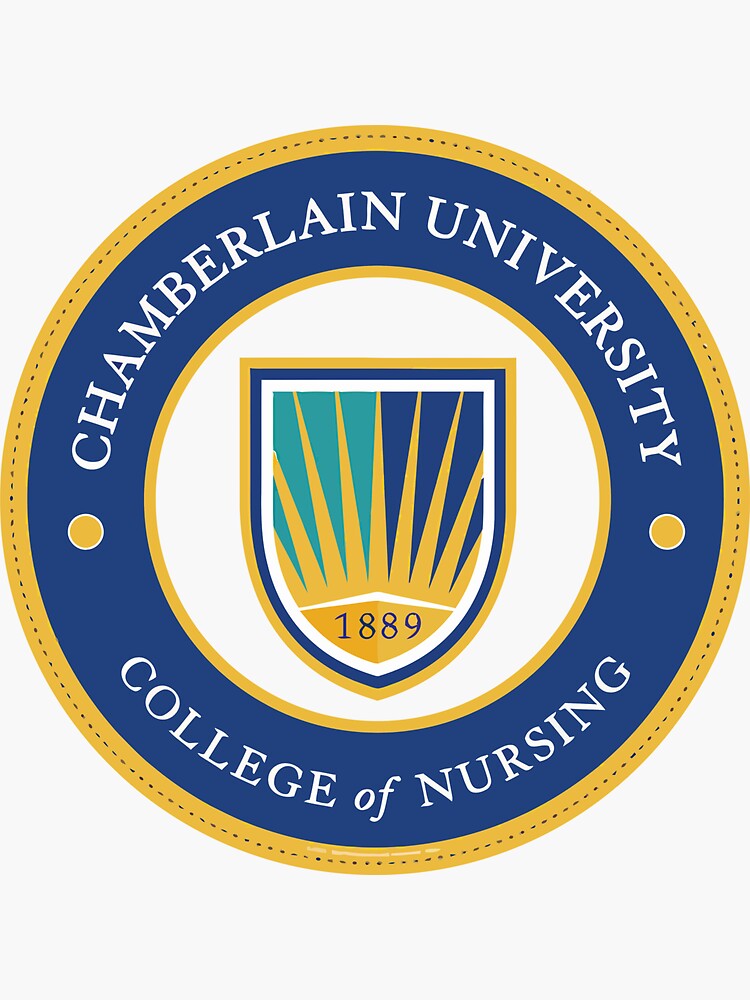 "chamberlain College Nursing Logo2" Sticker For Sale By MyCandybar ...