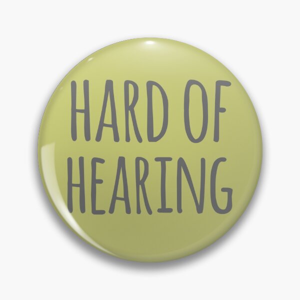 Item preview, Hard of Hearing Pack of 4 designed and sold by Design-Maniya.