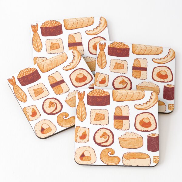 Item preview, Classic and fun Sushi layout design designed and sold by Picklejuiceshop.