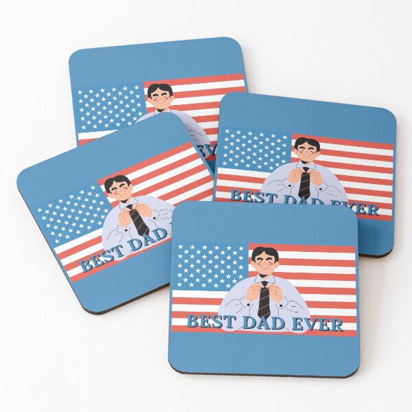 Item preview, Copy of Best Dad Ever With Us American Flag designed and sold by indie-shop.