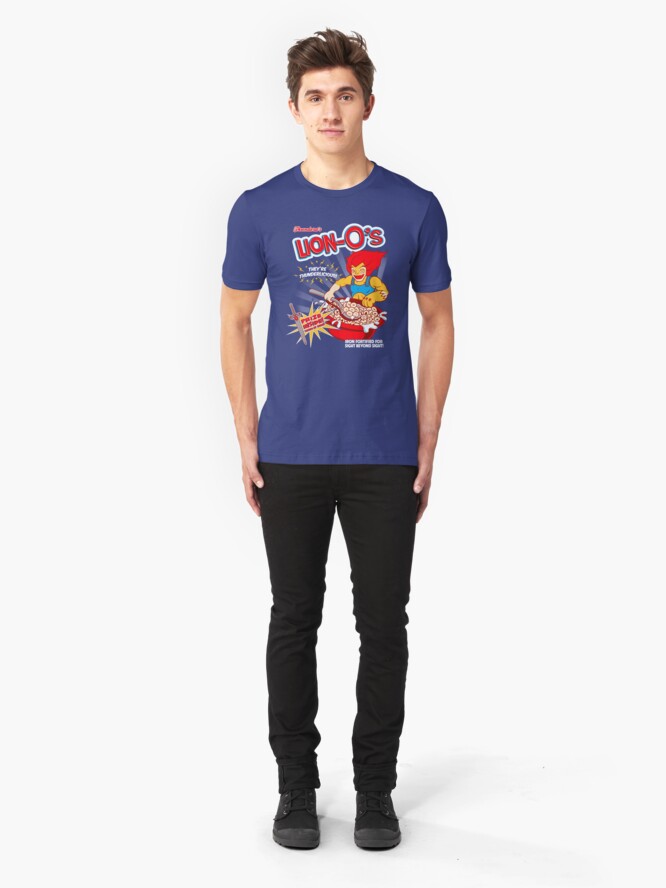 Alternate view of Lion-O's Cereal Slim Fit T-Shirt
