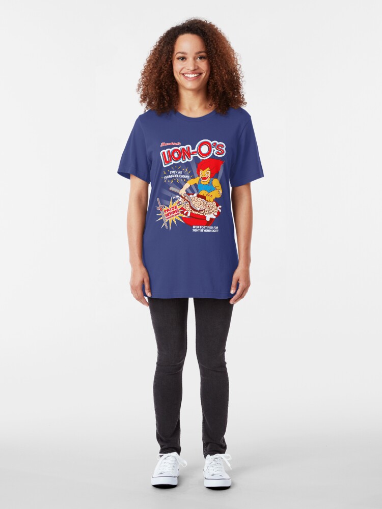 Alternate view of Lion-O's Cereal Slim Fit T-Shirt