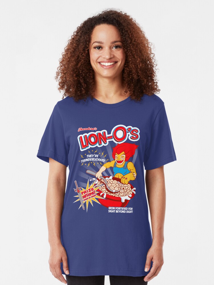 Alternate view of Lion-O's Cereal Slim Fit T-Shirt