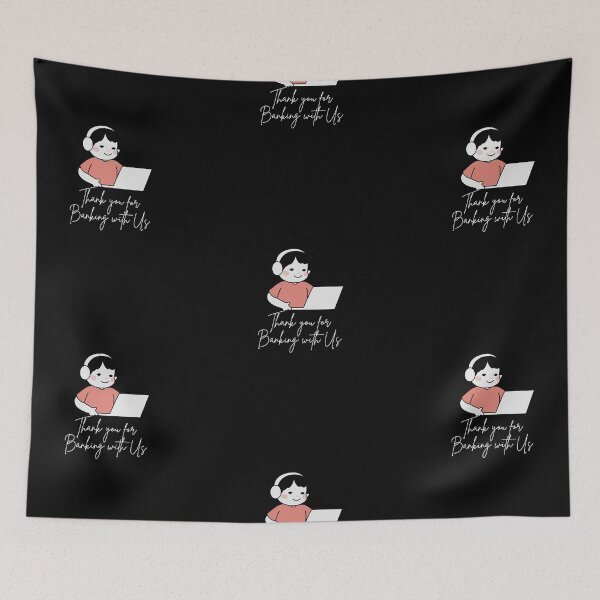 Item preview, Thank You for Banking designed and sold by GlobalHunt.