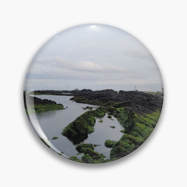 Item preview,  Sunset and windmills projected on the eastern seacoast of Jeju at sunset, Jeju Island.Korea. designed and sold by human8891.
