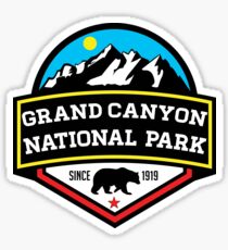 GRAND CANYON NATIONAL PARK ARIZONA MOUNTAINS HIKING CAMPING HIKE CAMP 1919 Sticker