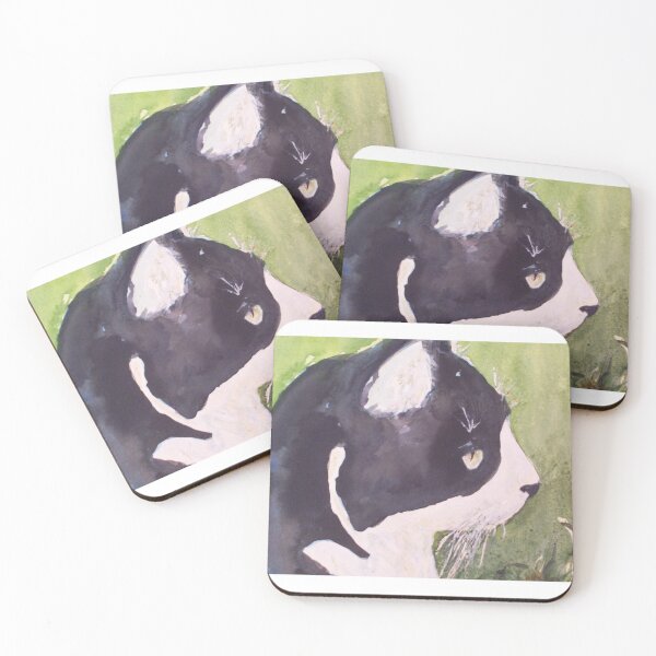 Item preview, Chloe - Tuxedo Cat designed and sold by Maureen Girard.