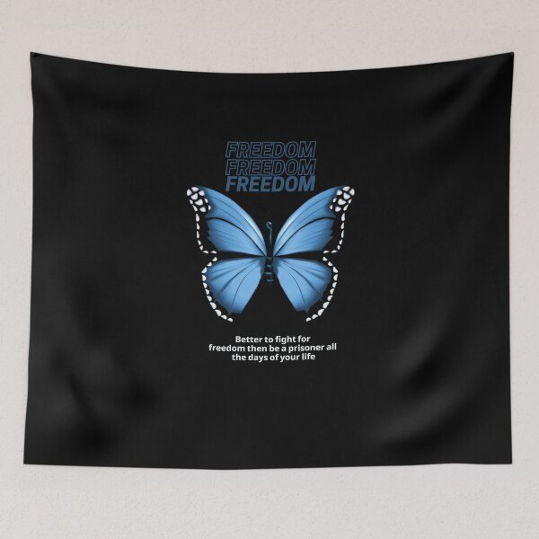 Item preview, Freedom Butterfly Cute Tshirt designed and sold by thenewnormality.