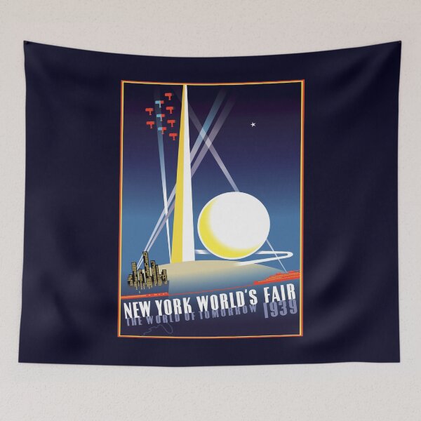 Item preview, New York World's Fair 1939 - Vintage World Fair Poster designed and sold by molamode.