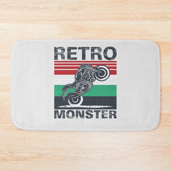 Item preview, Retro Monster, featuring Monster Lover Design on Bright - Real Biker designed and sold by etoide.