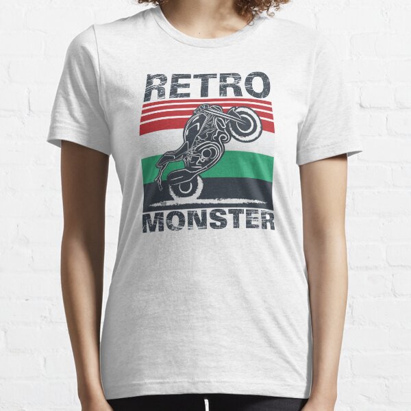 Item preview, Retro Monster, featuring Monster Lover Design on Bright - Real Biker designed and sold by etoide.