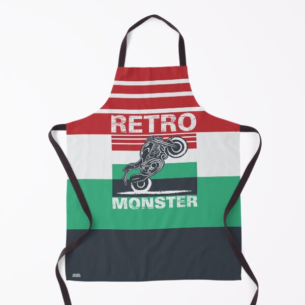 Item preview, Retro Monster, featuring Monster Lover Design on Bright - Real Biker designed and sold by etoide.