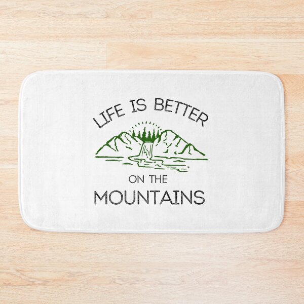 Item preview, Life Is Better On The Mountains Waterfall designed and sold by MagicArtworks.