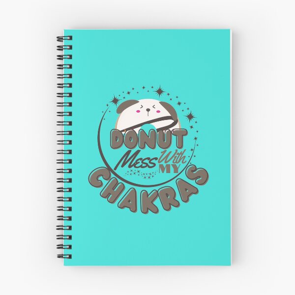Item preview, Donut Mess with my Chakras Yoga-Funny Quotes designed and sold by Mary Maple.