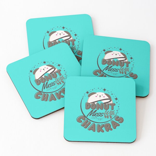 Item preview, Donut Mess with my Chakras Yoga-Funny Quotes designed and sold by Mary Maple.