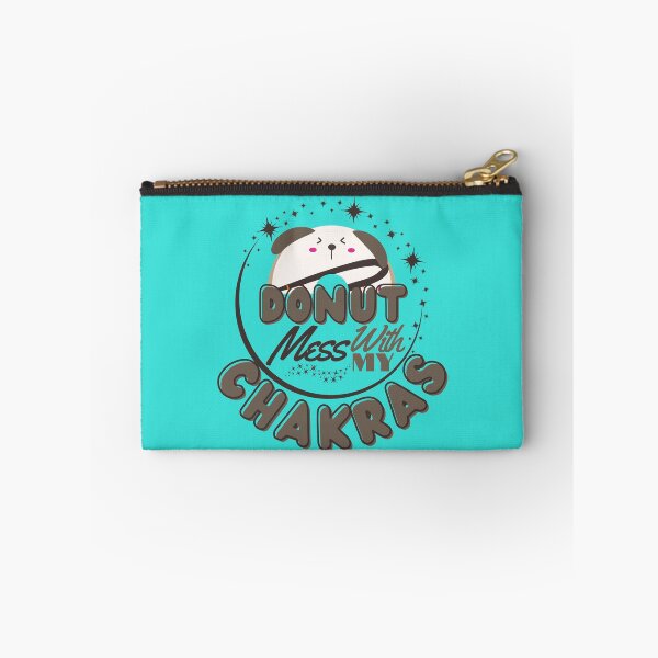 Item preview, Donut Mess with my Chakras Yoga-Funny Quotes designed and sold by Mary Maple.