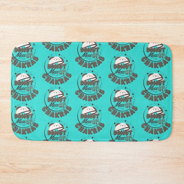 Item preview, Donut Mess with my Chakras Yoga-Funny Quotes designed and sold by Mary Maple.