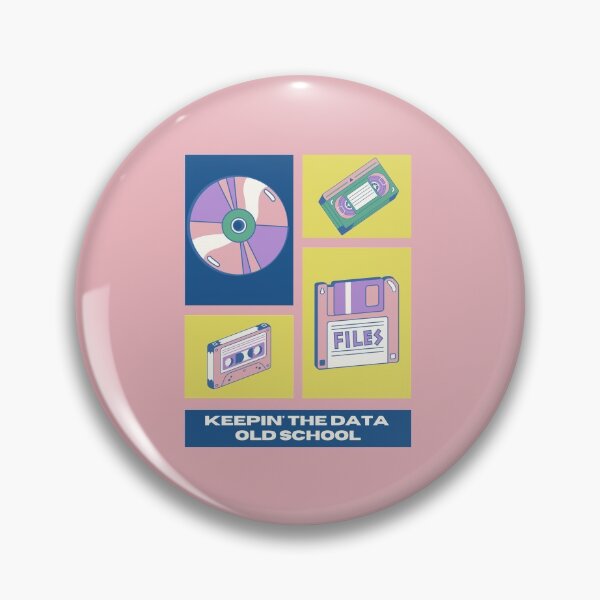 Item preview, Keepin' The Data Old School (Retro Pink) | Geek Data Retro Design designed and sold by GeekFlex.