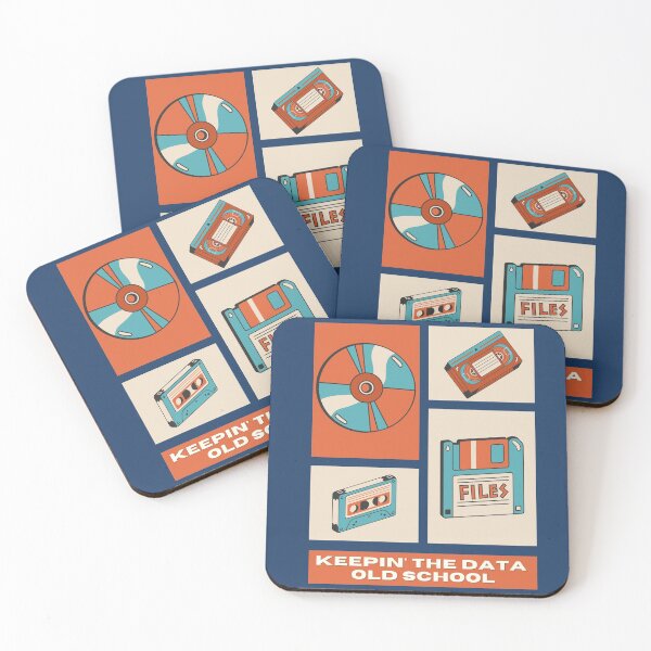 Item preview, Copy of Keepin' The Data Old School (Retro Blue) | Geek Data Retro Design designed and sold by GeekFlex.