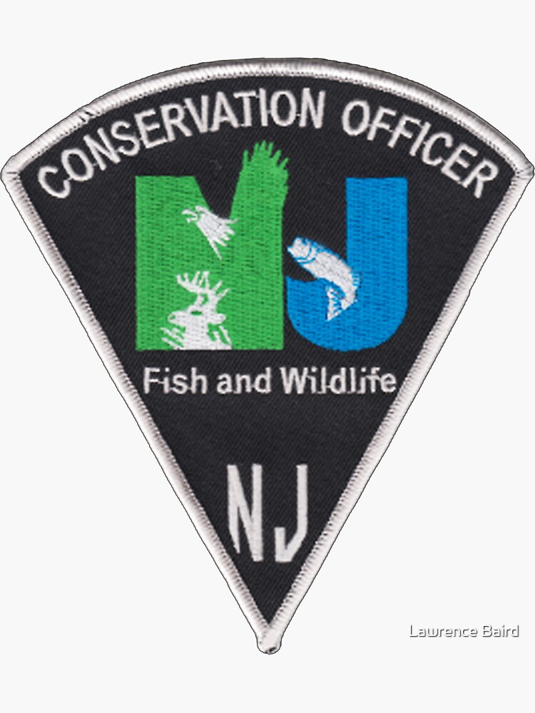 "New Jersey Game Warden" Sticker for Sale by lawrencebaird Redbubble