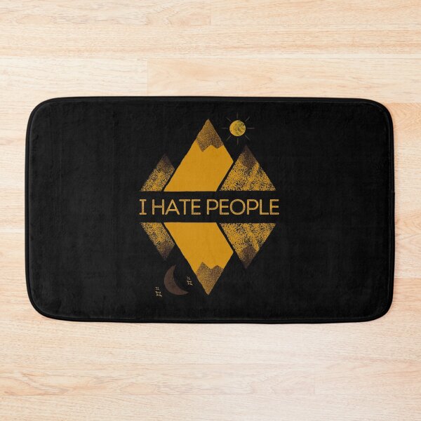 Item preview, I Hate People Mountains Sun and Moon Stars designed and sold by MagicArtworks.