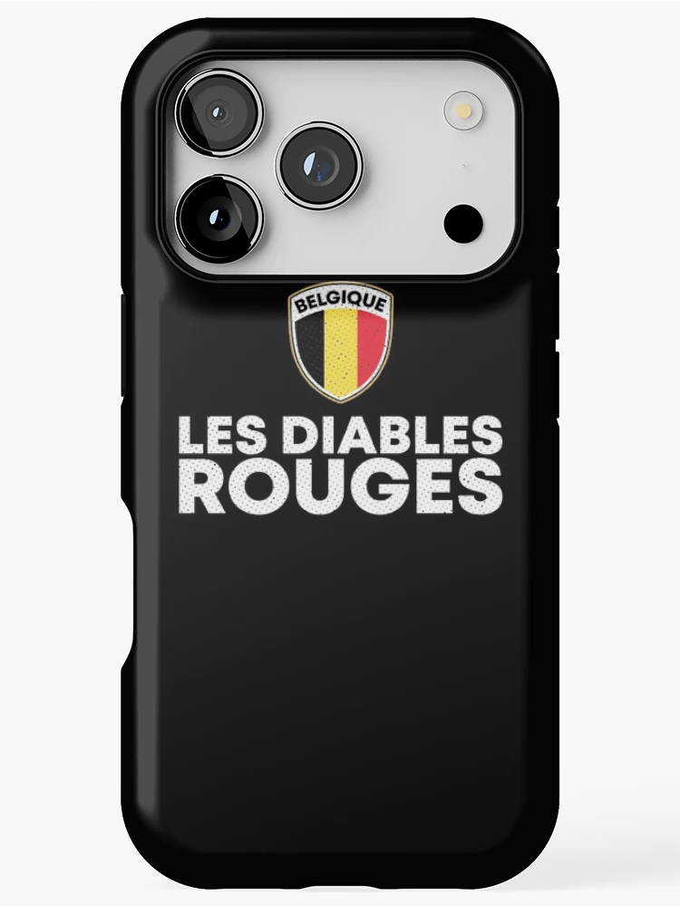 Thumbnail 1 of 4, iPhone Case, Les Diables Rouges Belgique Belgium designed and sold by zeno27.