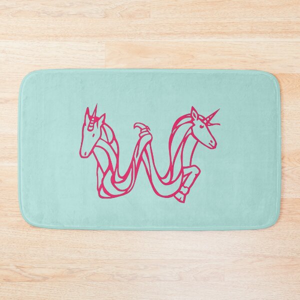 Item preview, Unicorn Initial Monogram W designed and sold by Rajeev  Singh.