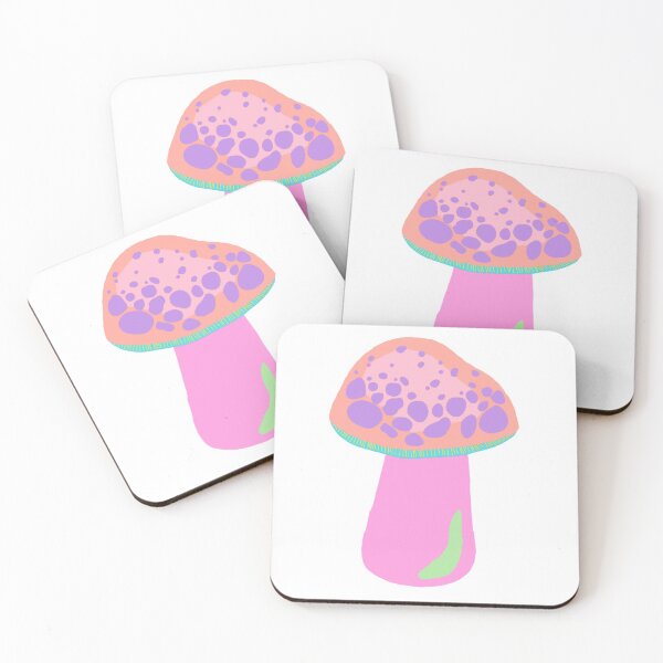 Item preview, pastel mushroom cow print neon designed and sold by Fairy's Witchy Crafts.