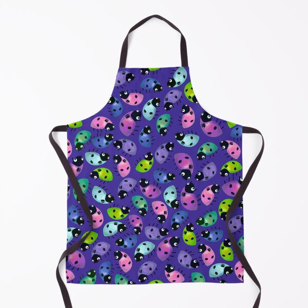 Item preview, Ladybug party on indigo designed and sold by QuirkyCraftz.