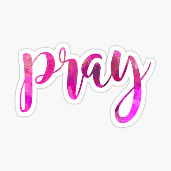 Pray Sticker