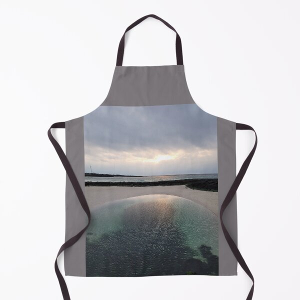 Item preview, Sunset and windmills projected on the eastern seacoast of Jeju at sunset, Jeju Island.Korea. designed and sold by human8891.