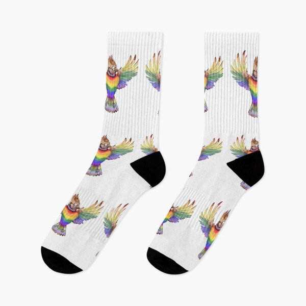 Item preview, ^ LGBTQ Pride 6 Colour Flag | Cartoon Bird  designed and sold by Snootrac.