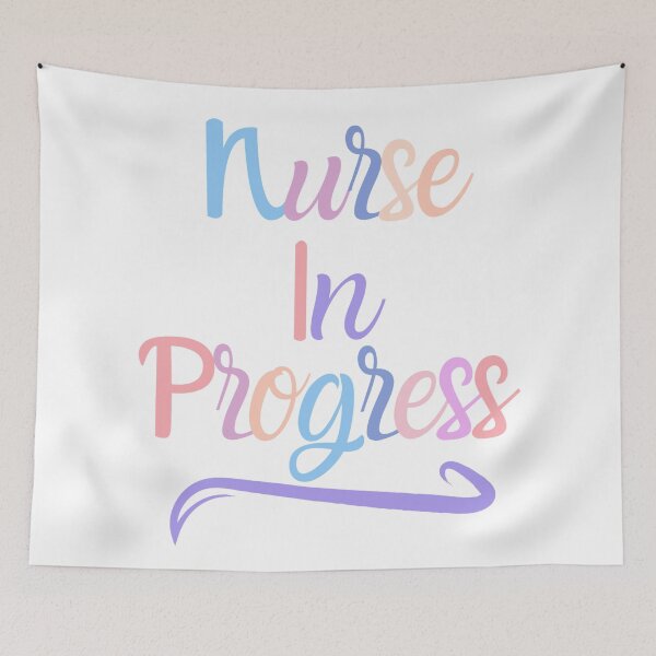 Item preview, nurse in progress quote - nurse gift/present (color)  designed and sold by PickaSticka.