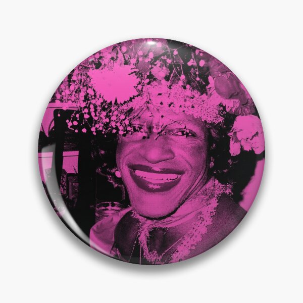 Item preview, Marsha P Johnson = Queen of the Village (hot pink) designed and sold by Thelittlelord.