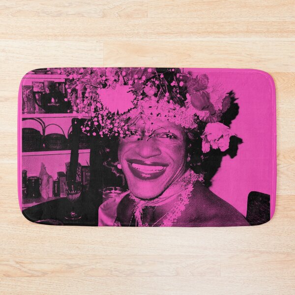 Item preview, Marsha P Johnson = Queen of the Village (hot pink) designed and sold by Thelittlelord.