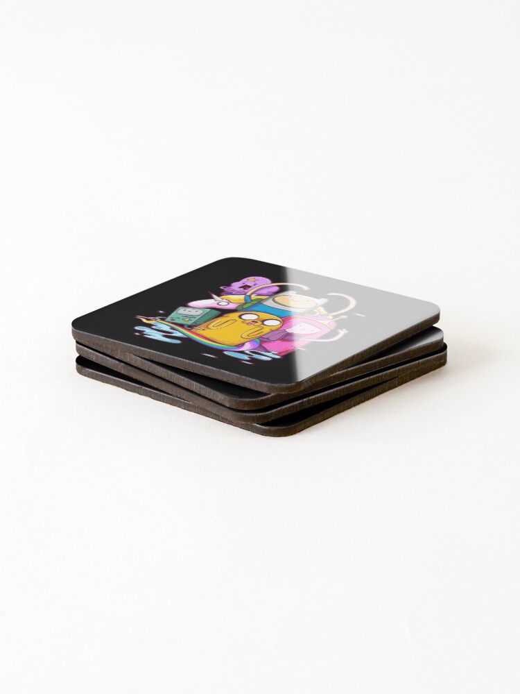 Thumbnail 4 of 5, Coasters (Set of 4), Adventure Time designed and sold by Store-Designify.