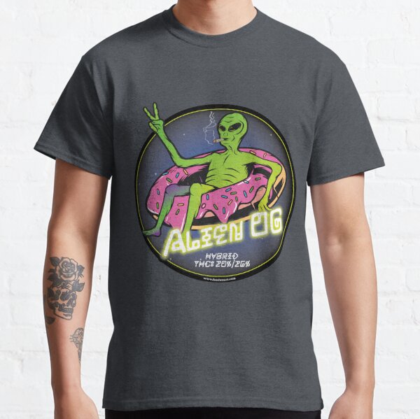Alien OG Cannabis Strain Art  Classic T-Shirt