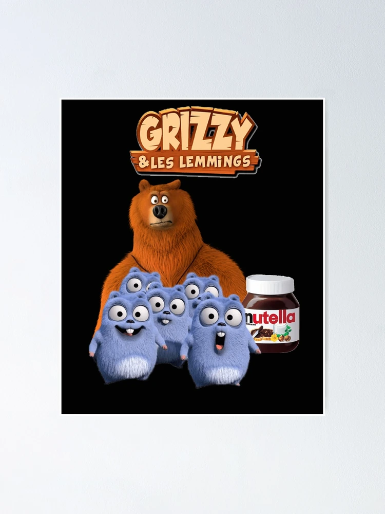 Poster Grizzy e Lemmings Kids Coleção Favorita