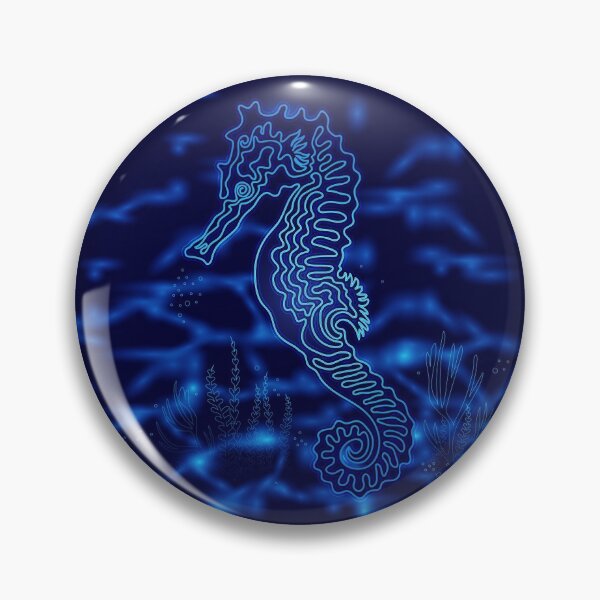 Item preview, Seahorse Line Doodle - 05 Detailed designed and sold by serenaking.