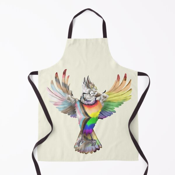 Item preview, Bandera del orgullo moderno LGBTQ | Pájaro de dibujos animados designed and sold by Snootrac.