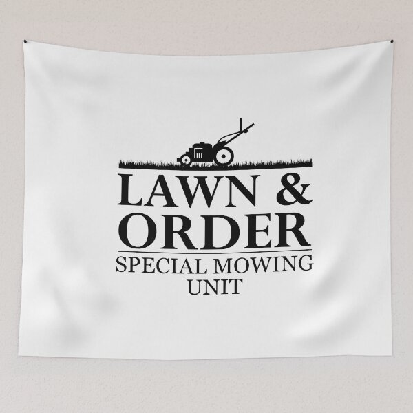 Item preview, Lawn & Order Special Mowing Unit designed and sold by theboonation.